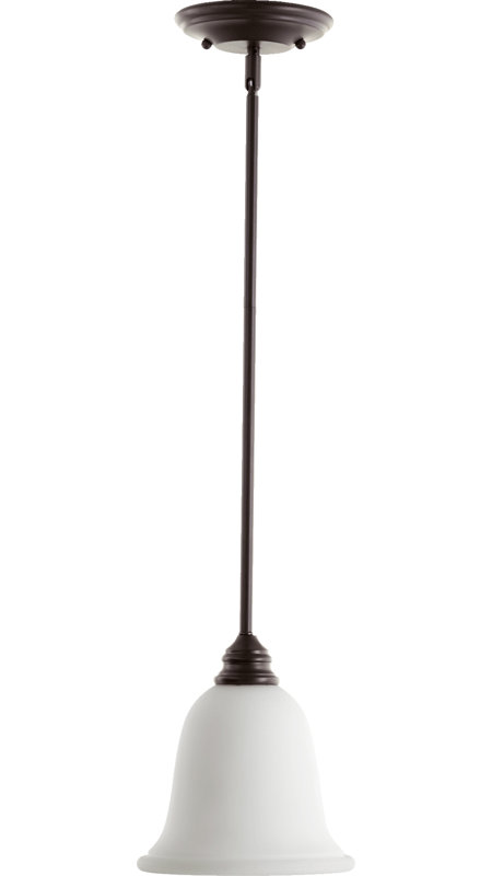 Winston Porter Cambron 1 Light Single Bell Pendant Wayfair