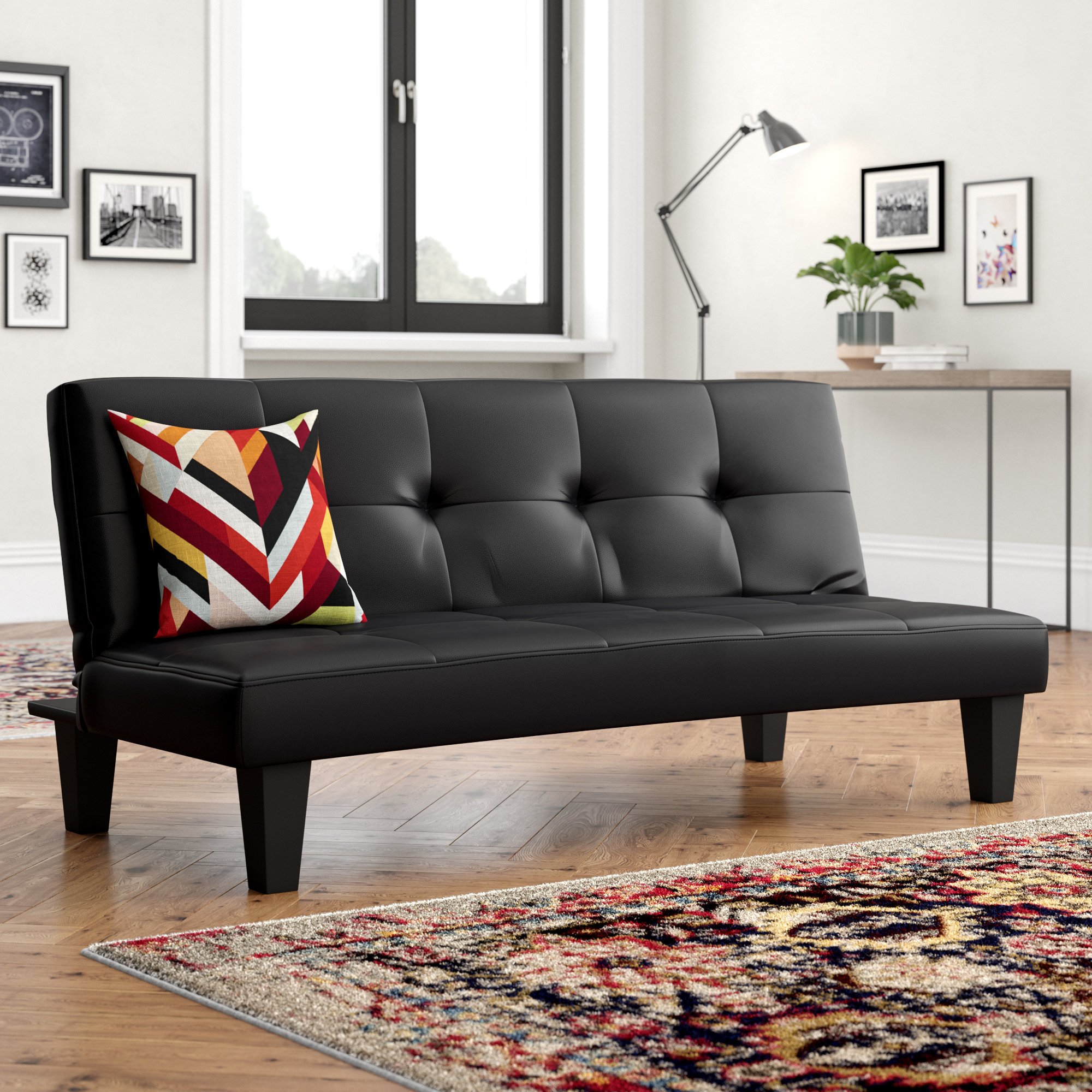 Home Haus 3 Seater Clic Clac Sofa Bed Reviews Wayfair Co Uk