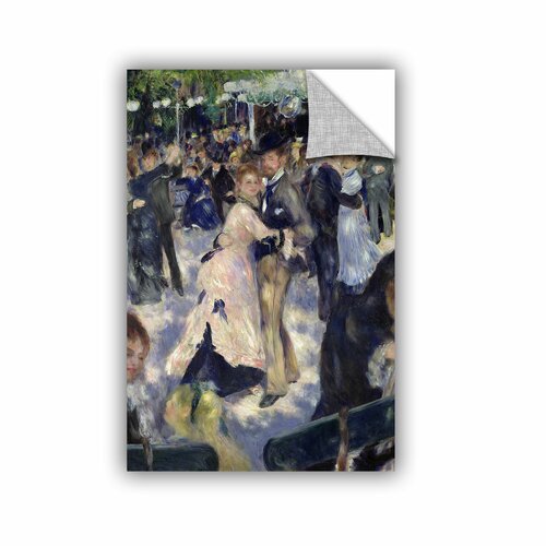 by Renoir Giclee Repro on Canvas The ball in the Moulin de la Galette detail