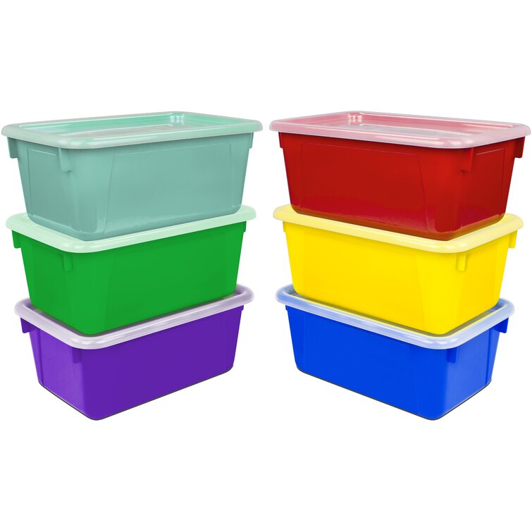 Storex Sorting and Crafts Tray Portable Cubby Bin Set of 48
