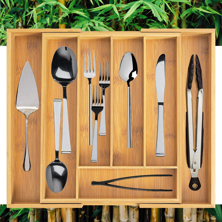 Kennell Adjustable Flatware & Kitchen Utensils Drawer Organizer