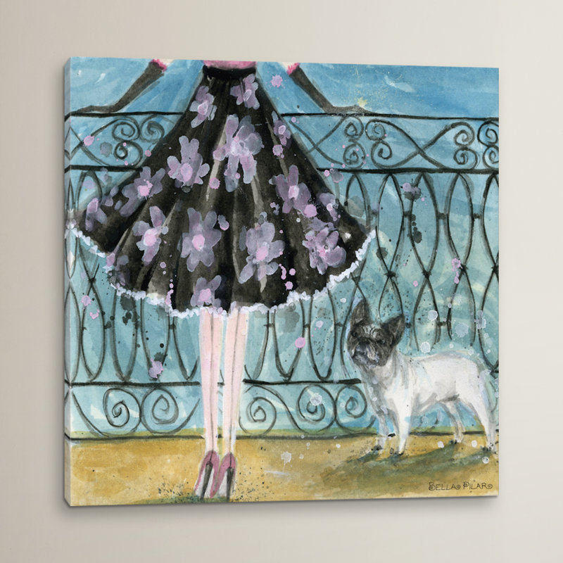 House Of Hampton Dog Day French Bulldog By Bella Pilar Painting