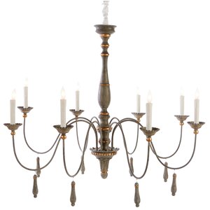 Agen 8-Light Candle-Style Chandelier