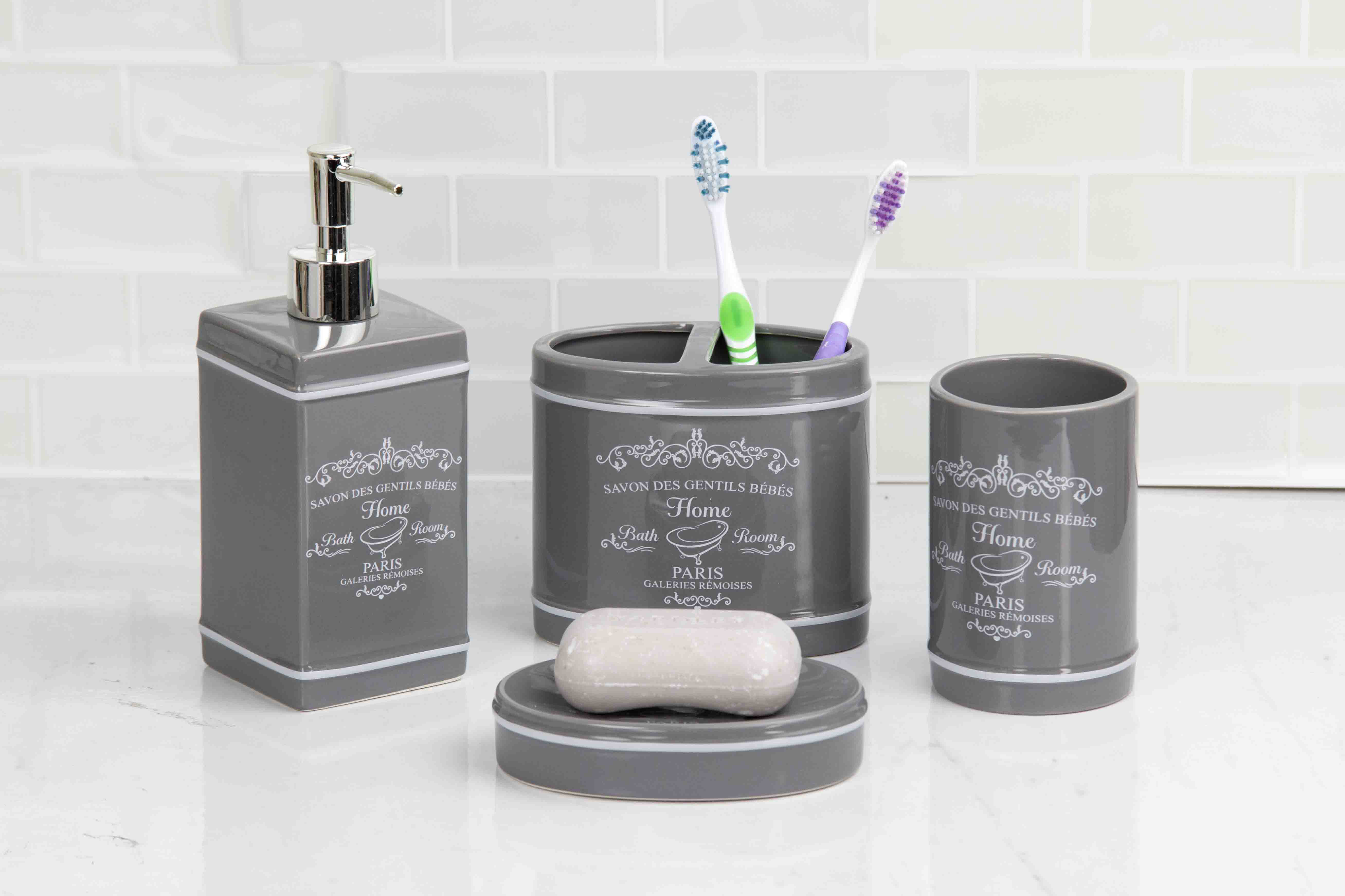 Ophelia & Co. Coalville 4 Piece Bathroom Accessory Set & Reviews Wayfair
