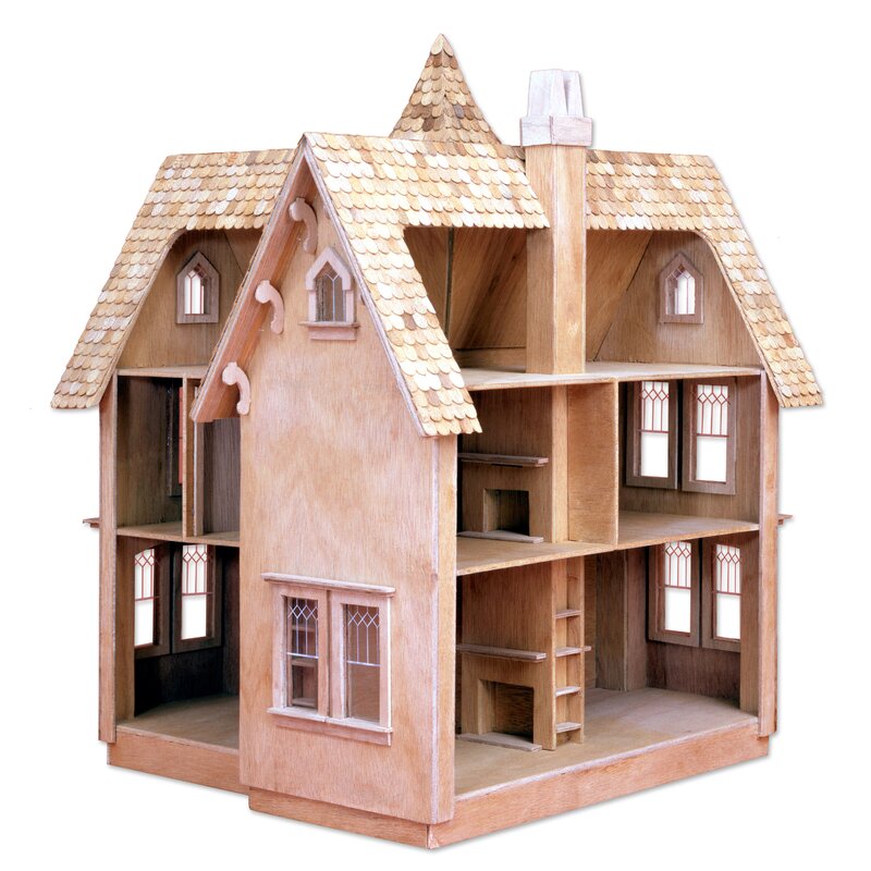 the orchid all wood dollhouse kit