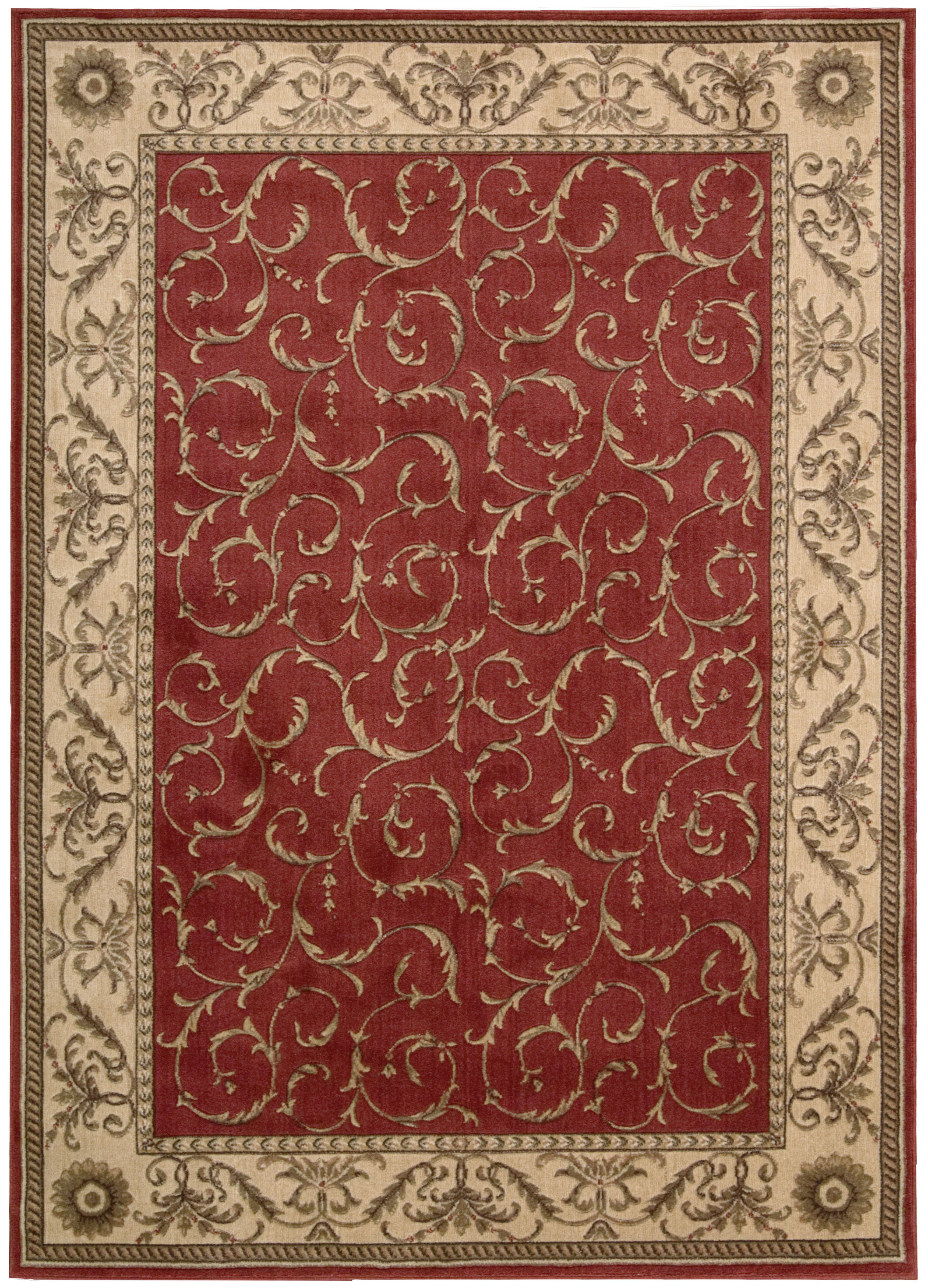 Merton Red Gold Area Rug Reviews Birch Lane