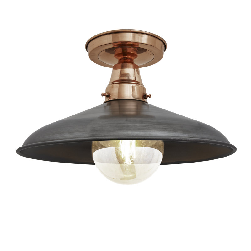 Industville Barn 1 Light Semi Flush Mount Reviews Wayfair Co Uk