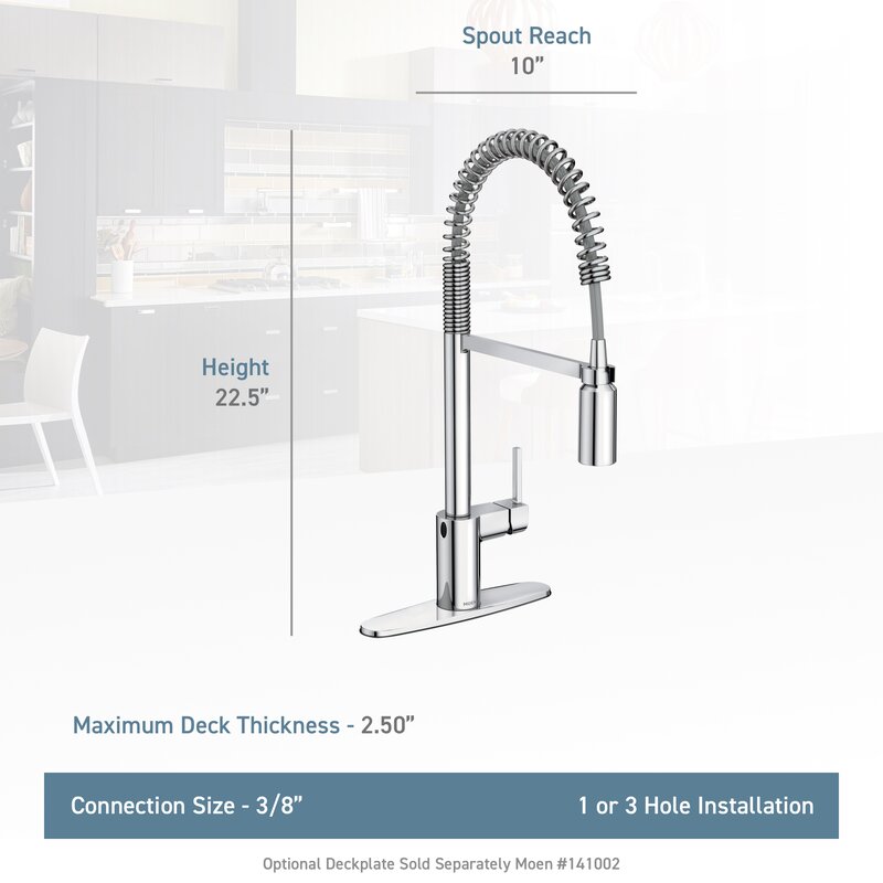 Moen Align Pull Down Touchless Single Handle Kitchen Faucet With