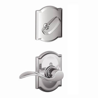 Schlage Inactive Interior Camelot Lever Dummy Entry Set Exterior Portion Sold Separately Wayfair