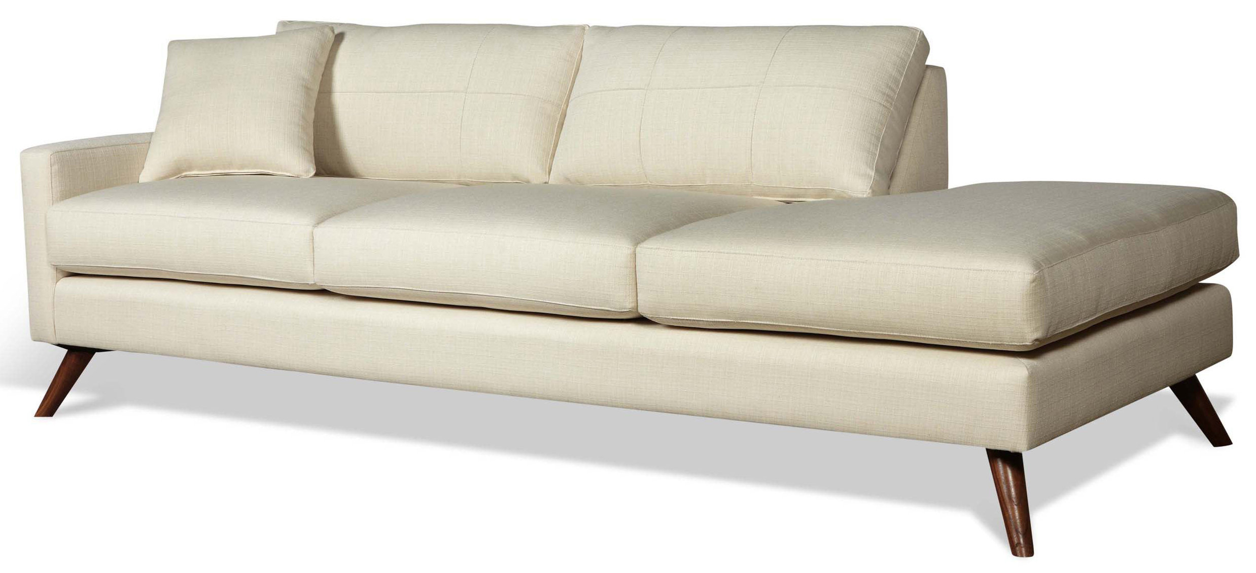 Truemodern Dane One Arm Sofa With Chaise
