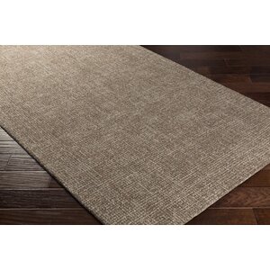 Darlington Hand-Tufted Brown Area Rug