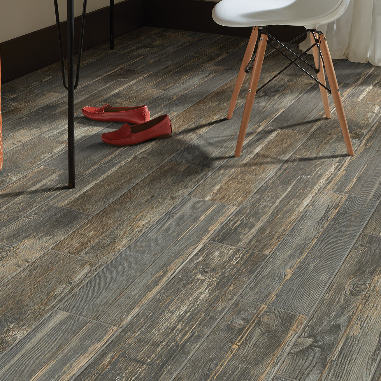Welles Hardwood Tampico 7 X 24 Ceramic Tile In Gray Reviews Welles Hardwood Tampico 7 X 24 Ceramic Tile In Gray Reviews Wayfair