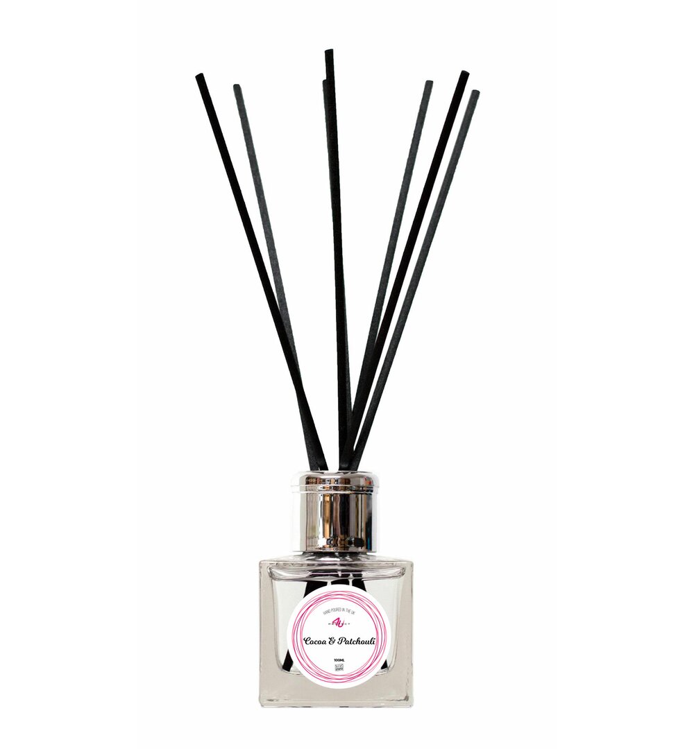 Vidette Cocoa and Patchouli Scented Reed Diffuser