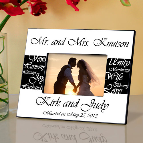 Jds Personalized Gifts Gift Mr And Mrs Wedding Personalized Gift Mr And Mrs Wedding Picture Frame