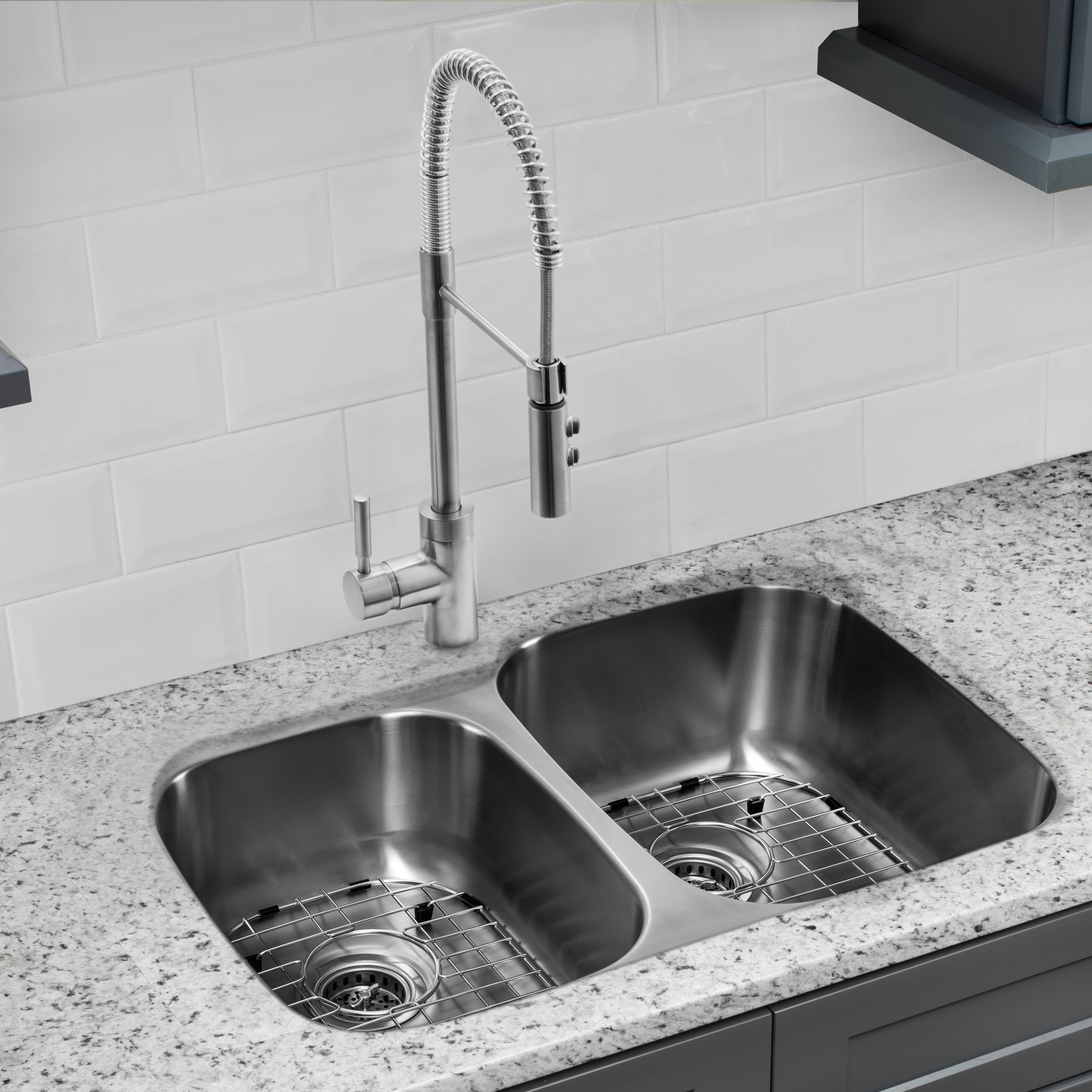 Cahaba 32 L X 21 W Double Basin Undermount Kitchen Sink With Faucet Wayfair