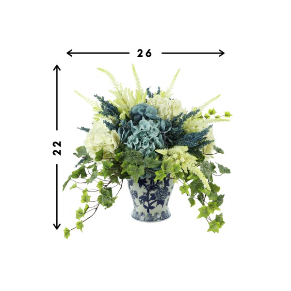 Ivy and Astilbe Arrangement Creative Displays Hydrangea 