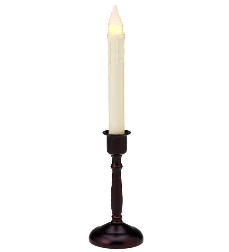 Plow Hearth Battery Operated Cordless Candle With Auto Timer Plow Hearth Battery Operated Cordless