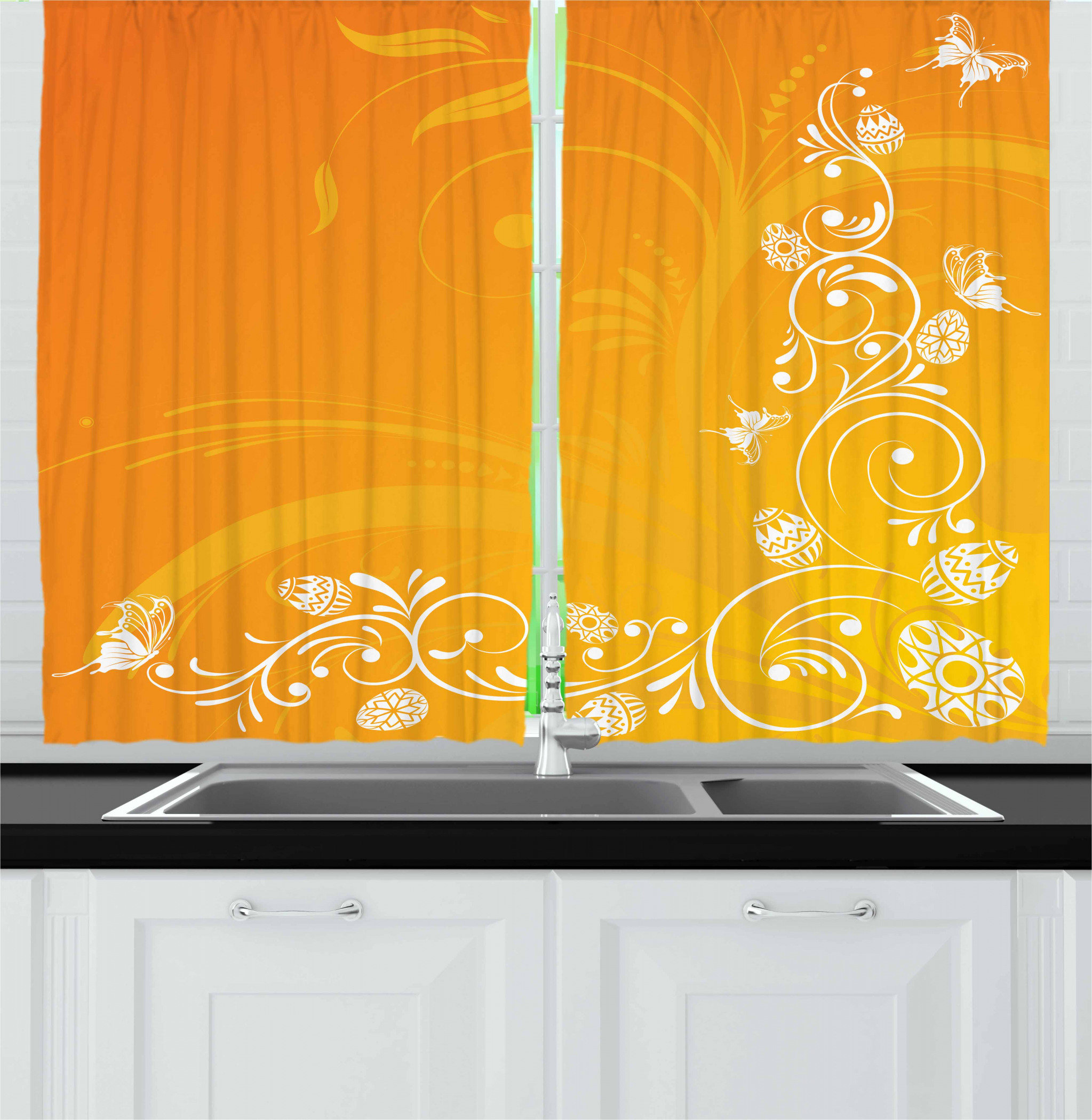 East Urban Home 2 Piece Easter Themed Abstract Composition With
