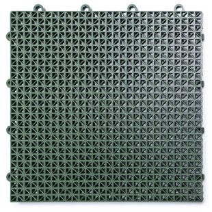 Find The Perfect Outdoor Deck Tiles Planks Wayfair 12 X Plastic Interlocking Deck Tile In Green