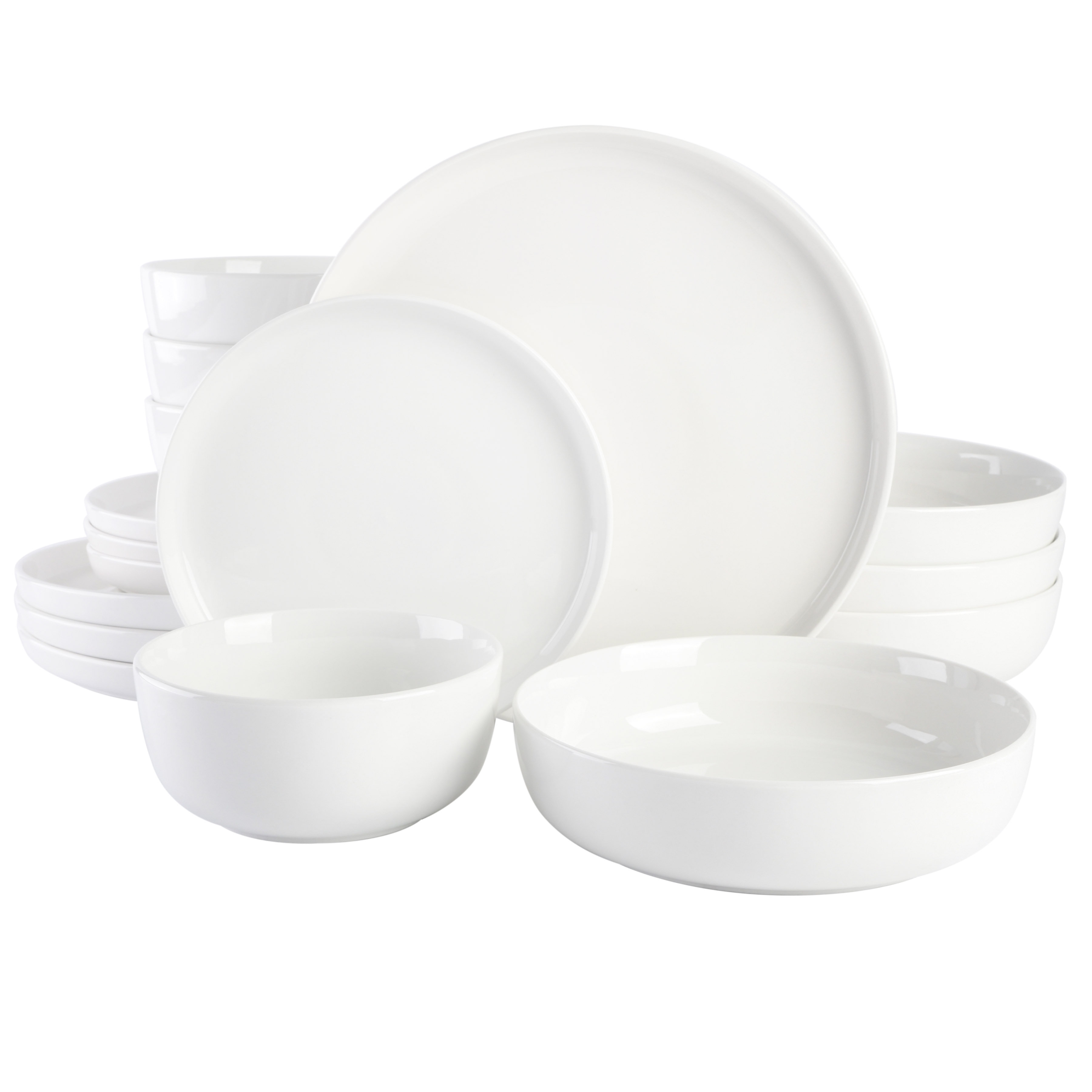 Gibson Home Oslo Porcelain China Dinnerware Set of 16 & Reviews Wayfair