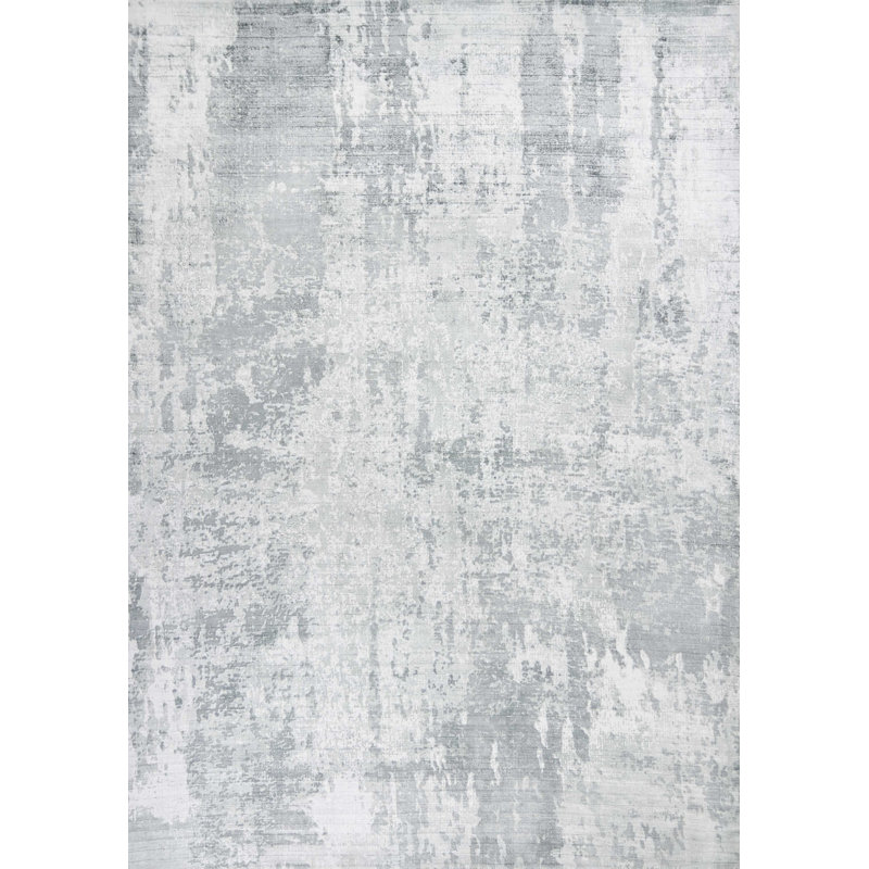 17 Stories Robicheaux Hand Woven Gray Rug Wayfair