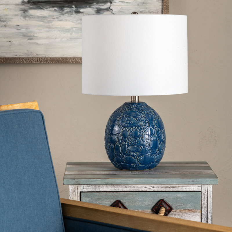 wayfair table lamps blue