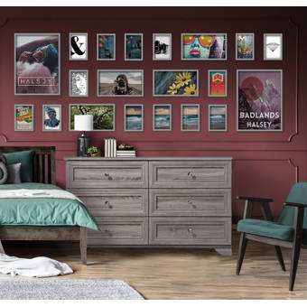 Kepner 6 Drawer Double Dresser Double Dresser Dresser Drawers Dresser