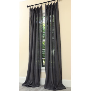Gray Linen Curtains Wayfair