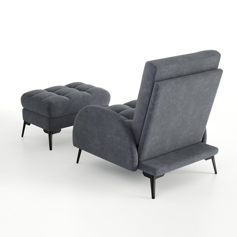 cashanti manual recliner with footstool