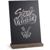 Small Chalkboard Standing Sign Tabletop Mini Message Board Signs Indoor Decor 