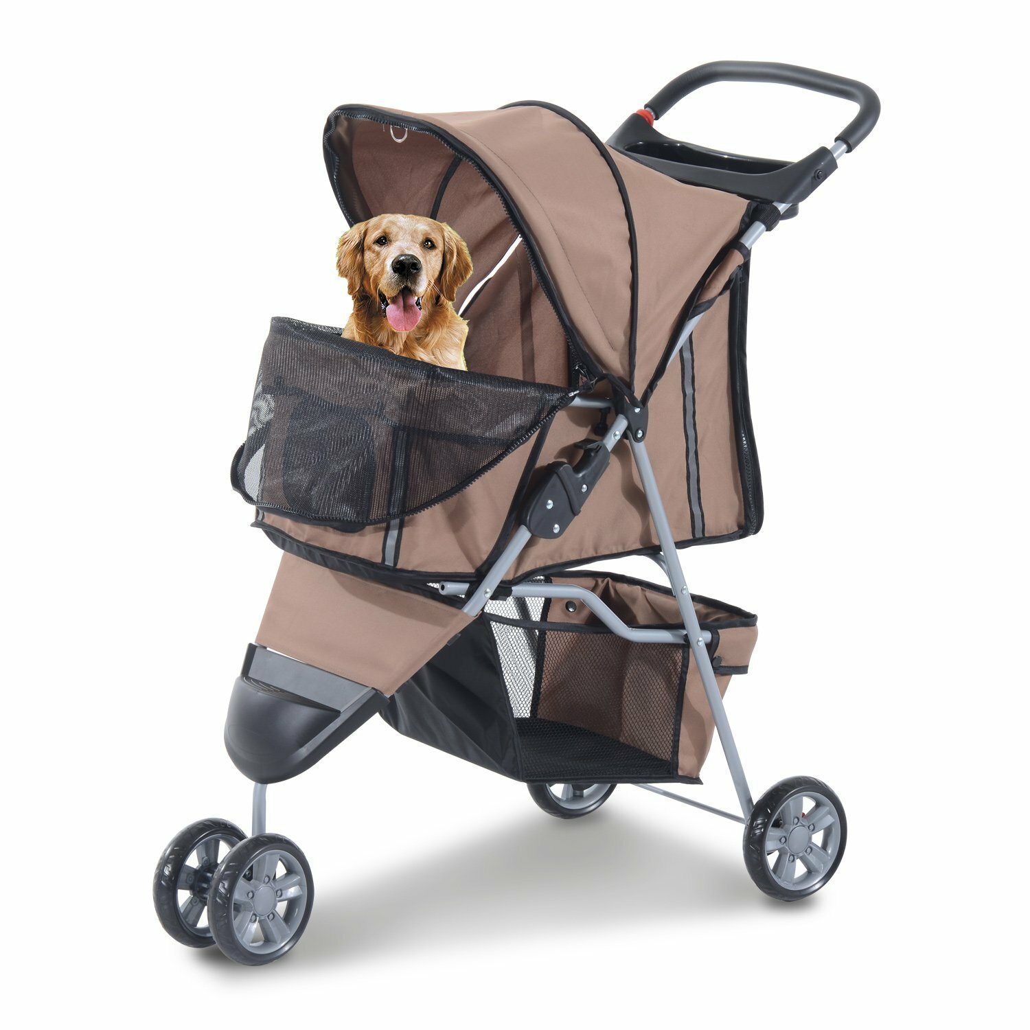 dog stroller 3 wheel