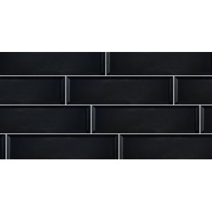 Dark Gray Subway Tile Wayfair Secret Dimensions 3 X 12 Gl Subway Tile In Glossy Dark Gray