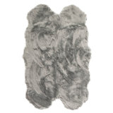 Cheap white shag rug