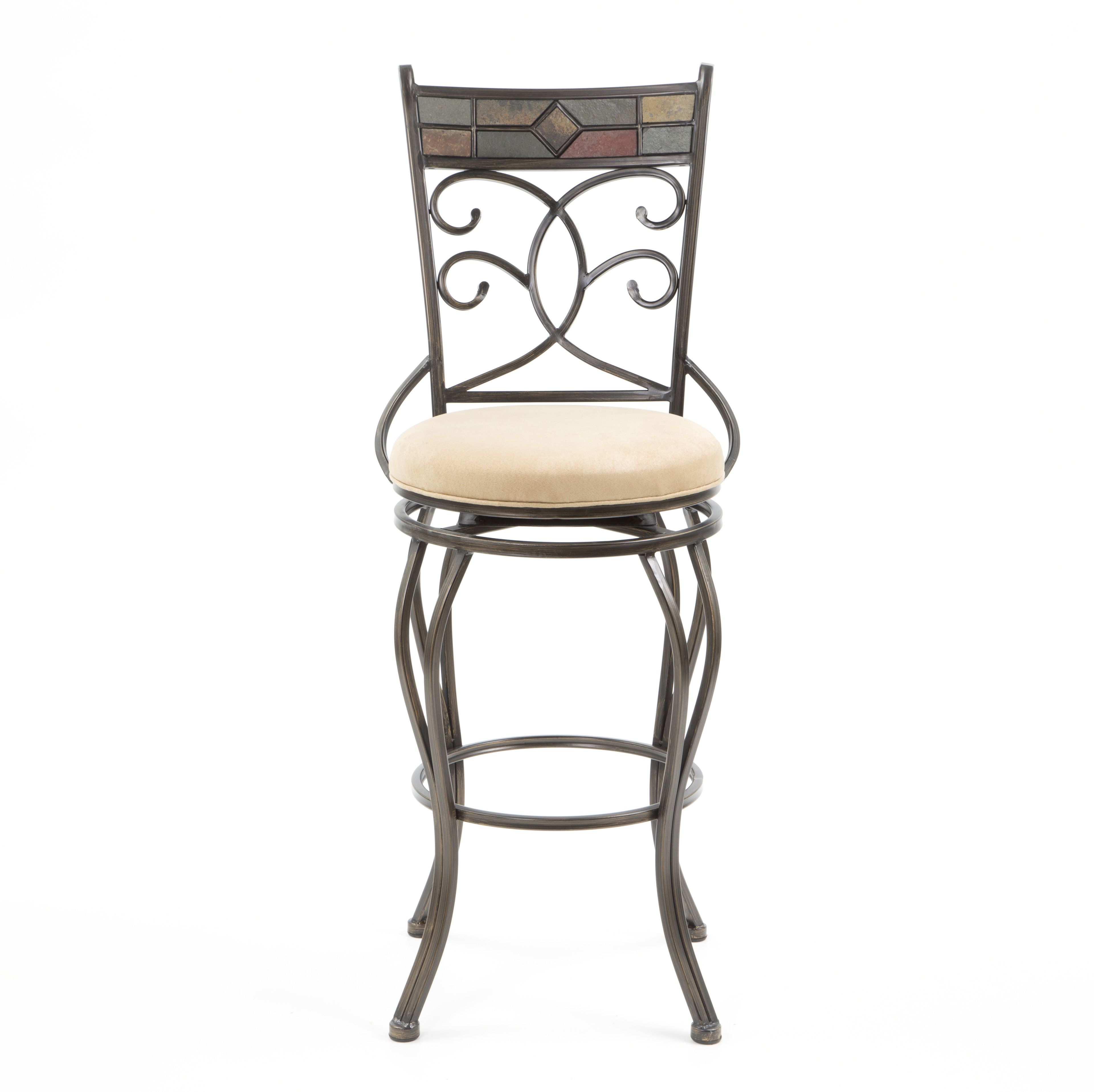World Menagerie Zamudio Bar & Counter Swivel Stool & Reviews Wayfair
