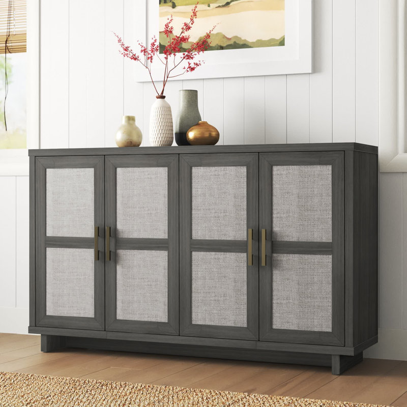 Portman 59.5" Wide Credenza Color: Crete Oak 