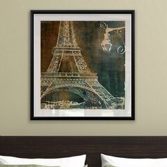 Northlight 23.5" LED Famous Eiffel Tower Paris France at Night Canvas Wall Art 