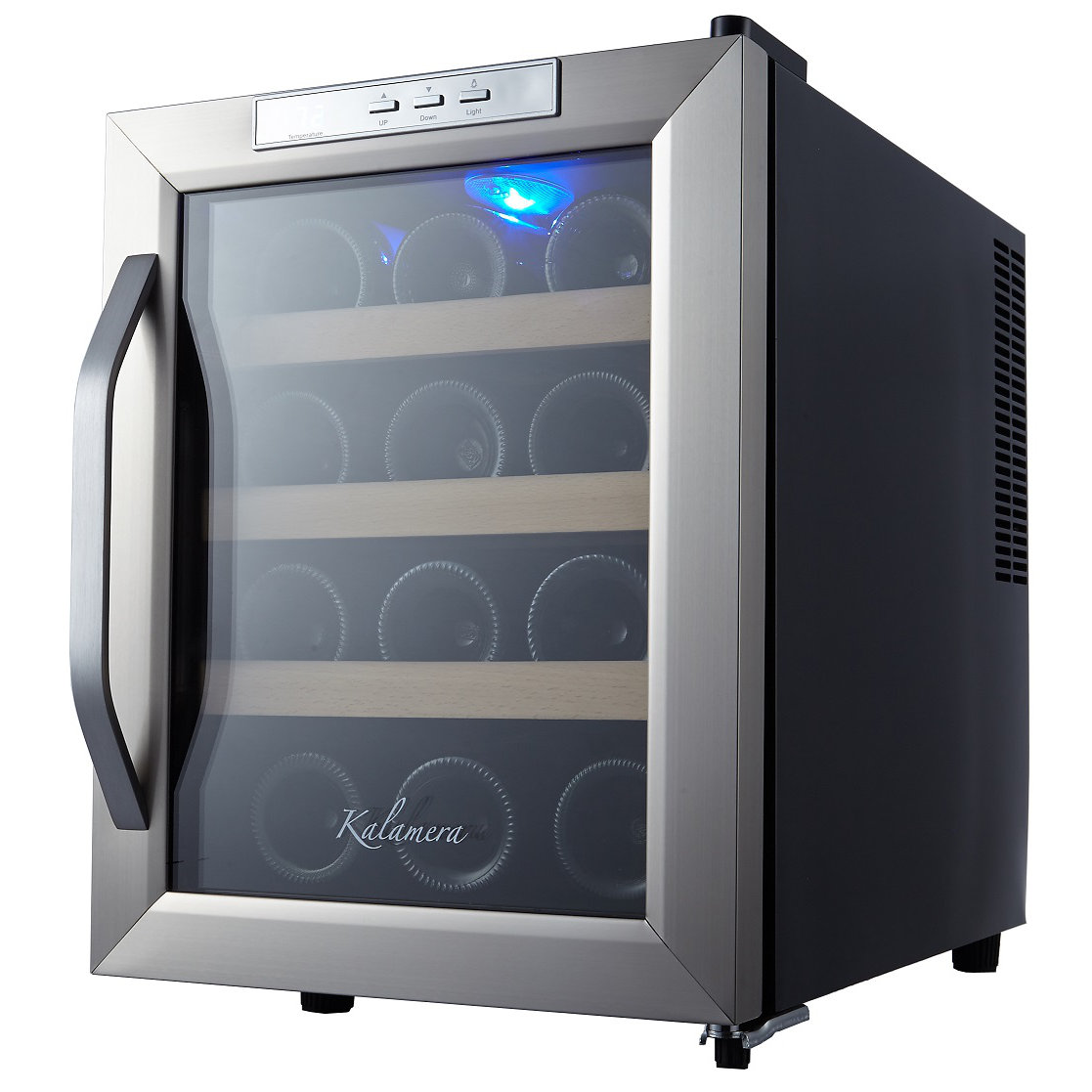 Kalamera 12 Bottle Single Zone Freestanding Wine Cooler & Reviews Wayfair