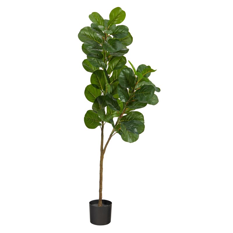 Shop Artificial Fiddle Leaf Fig Tree in Planter from Wayfair on Openhaus