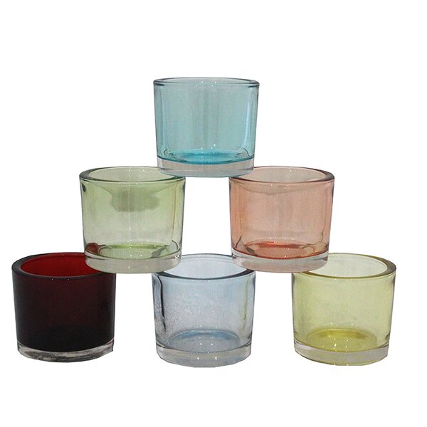 Candle Holder Frosted Glass Panel 2 T-Light Holder  Comes with Free Soy Tealight 