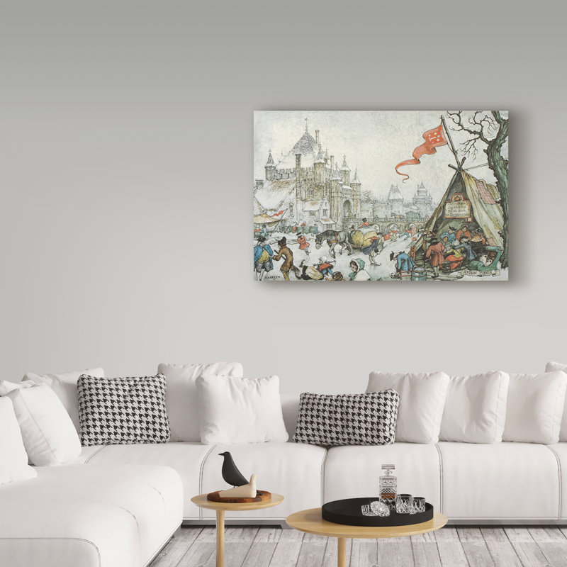 Trademark Art Vintage Tent Acrylic Painting Print On Wrapped