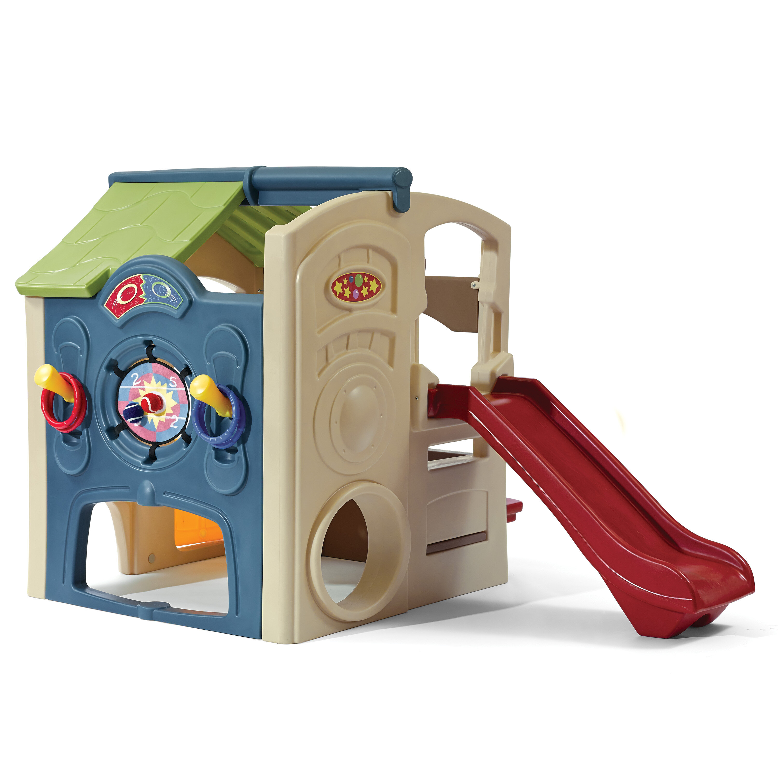 step 2 two story playhouse with slide