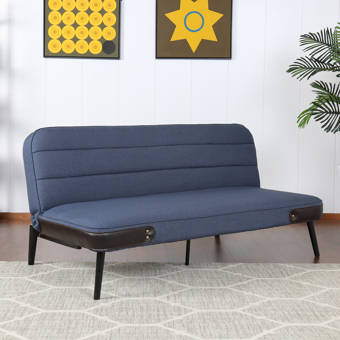 Latitude Run Bartlett Full 70 Wide Faux Leather Convertible Sofa Reviews Wayfair