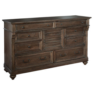 Raymon Louvered 8 Drawer Combo Dresser by Bloomsbury Market