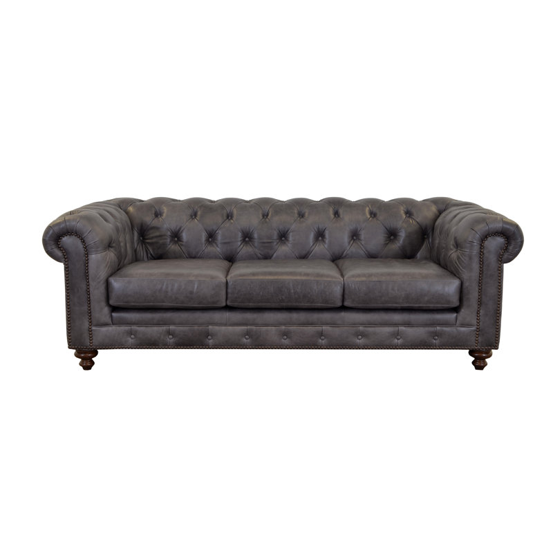 Westland And Birch Newbury Genuine Leather Chesterfield 95 Rolled