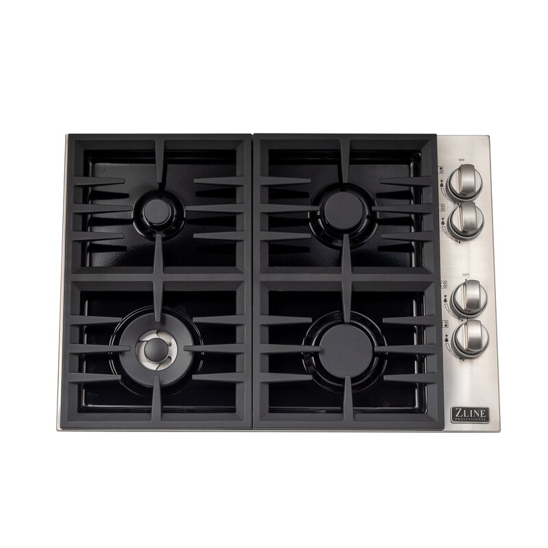 Zline Kitchen And Bath Dropin 30 Gas Cooktop With 4 Burners