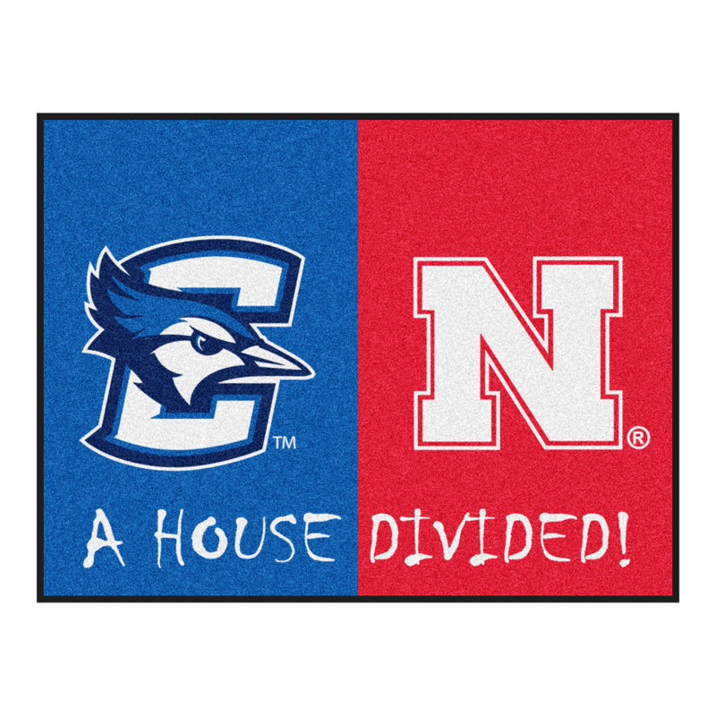 Fanmats House Divided Creighton Nebraska 42 5 In X 33 75 In