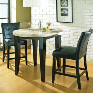 Chloe Counter Height Pub Table Set by Latitude Run