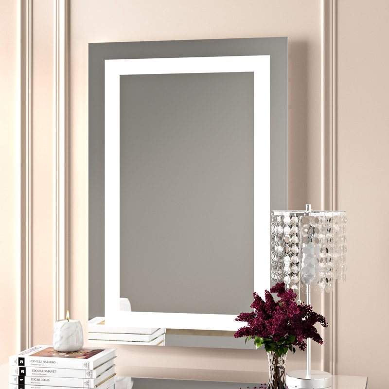 wall mirror with lights