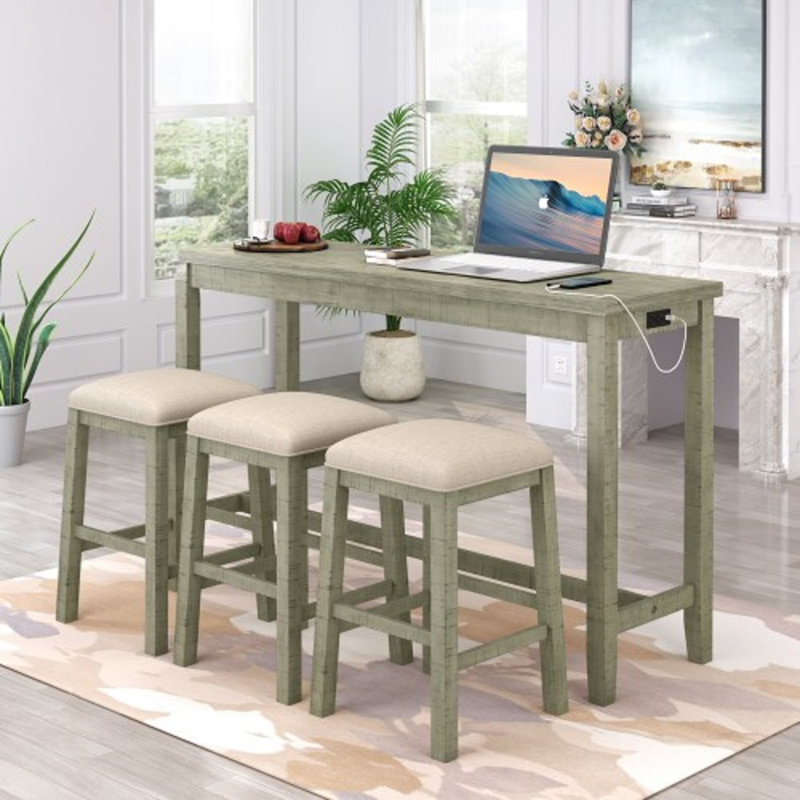 Gracie Oaks 4 Pcs Dining Table And Chairs Set For Small Spaces Wayfair Ca But with the right amount of creativity and. 4 pcs dining table and chairs set for small spaces