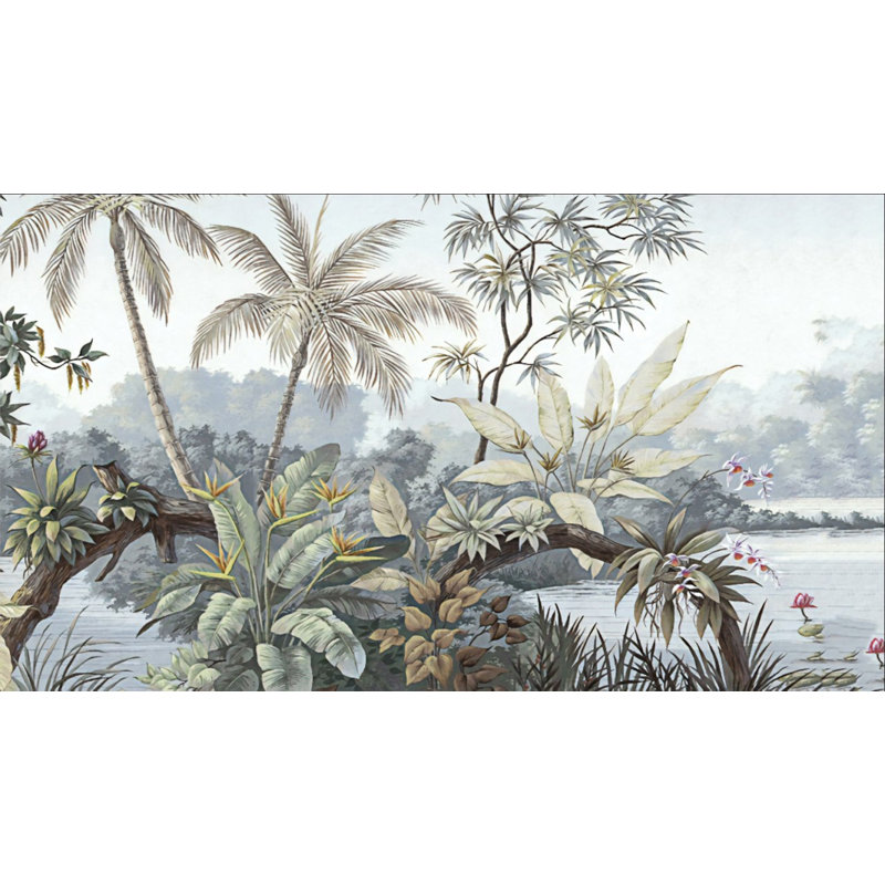 Bay Isle Home Blair Tropical Jungle Forest Textile Texture Wall